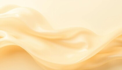 Obraz premium Subtle wavy texture in light beige plastic wallpaper, ripple, modern