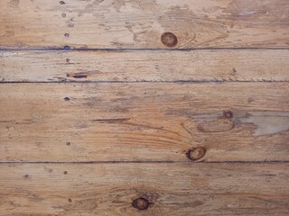 Rustic Wooden Floorboards With Natural Grain Texture
