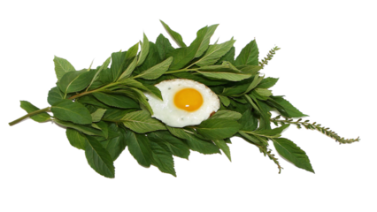 Holy Basil isolated transparent background