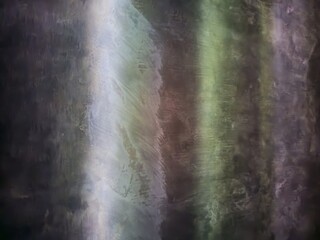Soft Blended Vertical Streaks Abstract Painted Canvas
