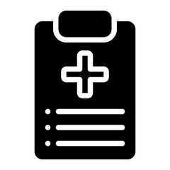 Fototapeta premium patient therapy glyph icon