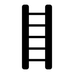 step ladder glyph icon