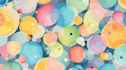 seamless background with balloons © Paint