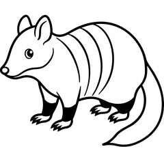 Zorilla Ink Outline Wildlife Design