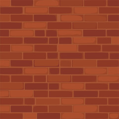 Fototapeta premium Seamless Brick Surface in Flat Style