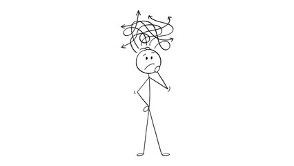 Man thinking PNG