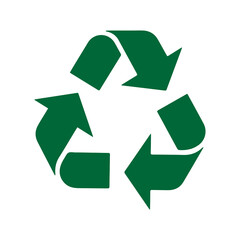Obraz premium green recycle symbol