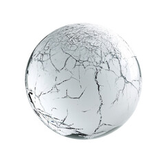 Beautiful volumetric ball on a transparent isolated background for designers, marketers and IT. Popular abstraction, illustration, object, symbol, texture.