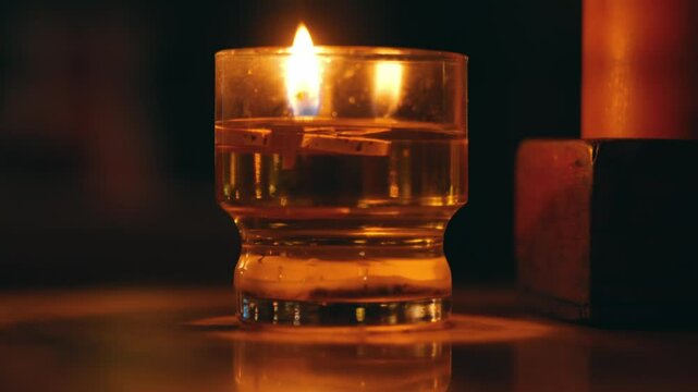 Serene Candle in Glass Holder