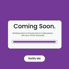 trendy coming soon web release background