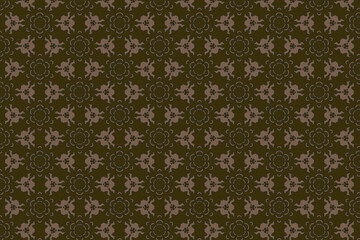Seamless floral geometric beautiful pattern. Beautiful texture. Elegant design for textile , fabric, wrapping and many more.