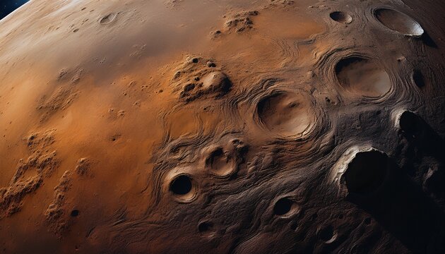 eris dwarf planet surface texture brown hues space exploration