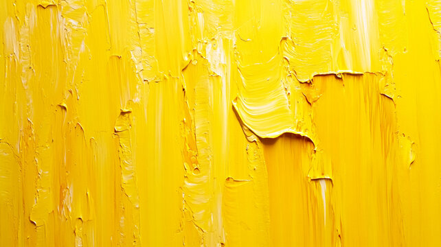 texture of rusty metal painted yellow abstract art