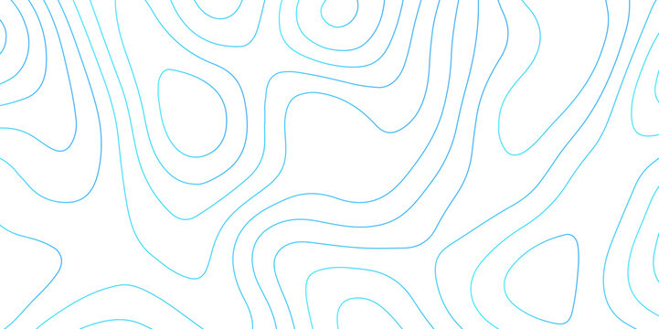 Topographic map background with geographic grid for hiking and mountain sport. modern design with white background and blue wave lines. topographic contour lines vector map seamless pattern vector.