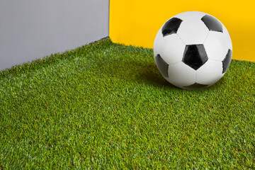 soccer ball on grass