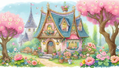 Fototapeta premium spring in the garden