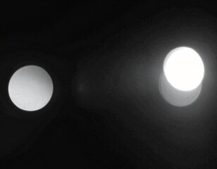 light leak overlay effect with bokeh blur light leaks and grain ,retro grain noisy film distressed texture light leak flare on black background