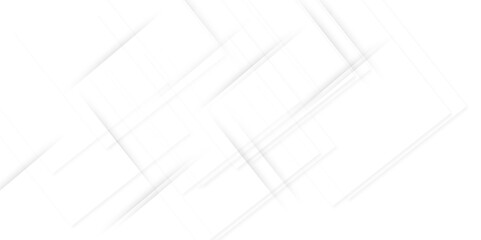 Modern Abstract white background design with layers of textured white transparent material in triangle and squares shapes of geometric white and gray color elegant abstract background, white lines.