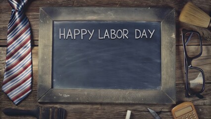 Happy Labor Day: A Rustic Still Life with Tools and Work Accoutrements