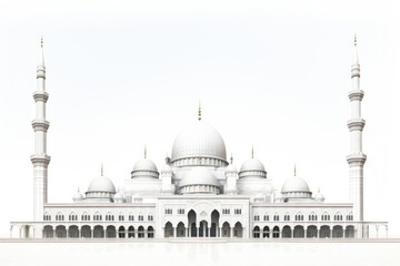 Obraz premium Mosque architecture building dome.