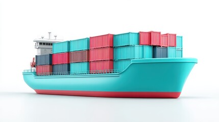 Cargo Ship Container Vessel: Shipping, Logistics, Trade