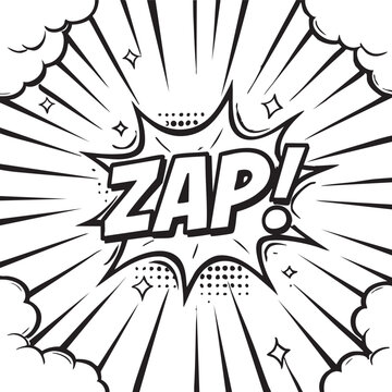 Dynamic Comic Book Smash! Action-Packed Word Art Graphic Design