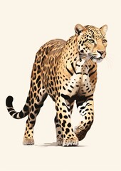 Fototapeta premium Panter animal wildlife leopard.