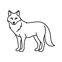 vector illustration of a dog