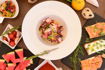 Octopus fresh salad 
