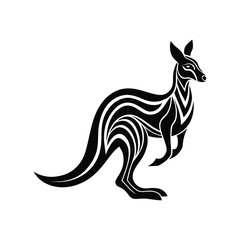 kangaroo icon vector illustration