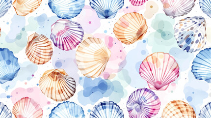 Shells watercolor