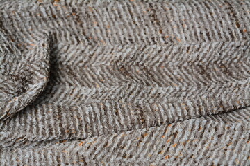 Soft striped fabric texture for background, natural textile motif.