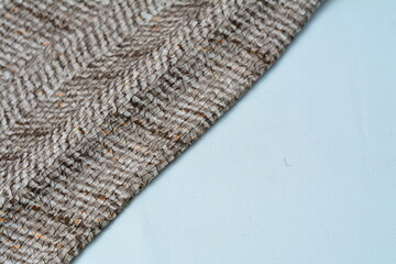 Soft striped fabric texture for background, natural textile motif.