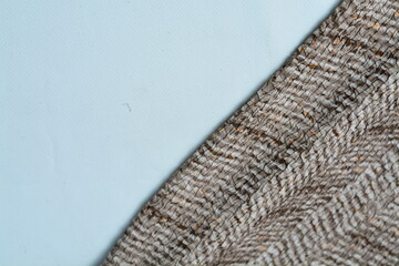 Soft striped fabric texture for background, natural textile motif.