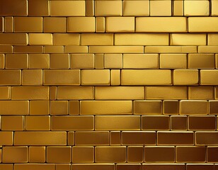 gold brick wall background