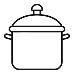 cooking pot vector illustration