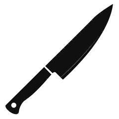 knife on a white background