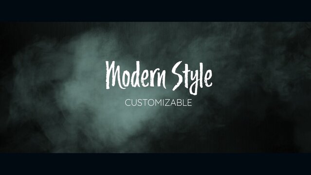 Misty Dark Smoke Title