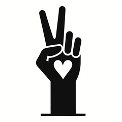 Obraz premium hand sign vector