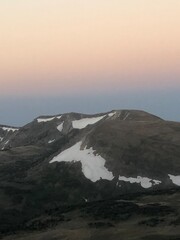mountain landscape with clouds