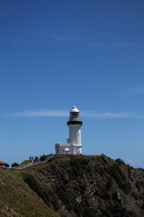 Landscape view of lighthouse