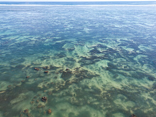 Fototapeta premium Aerial view of coastline