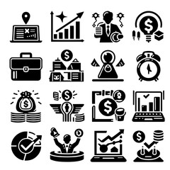 business and finance icons