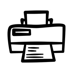 Education Illustration Black and White Hand Drawn Isolated In White