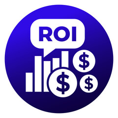 ROI icon, return on investment icon
