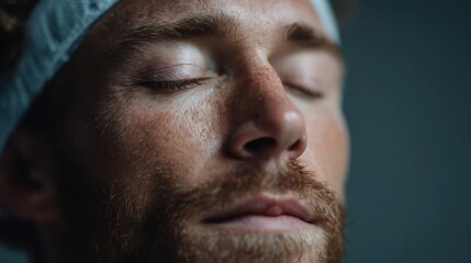 Obraz premium Mindfulness EEG brainwaves shown during a calm session log 