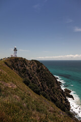 Landscape view of lighthouse