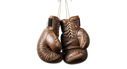 Vintage boxing gloves