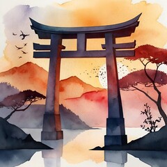 Sunset Passage: The Silent Embrace of Twilight

