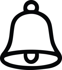 Simple Bell Vector Illustration – Minimalist Temple and Home Bells for Cricut, Stickers, and Spiritual Decor